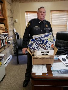 Preston police confiscate hundreds of license plates annually